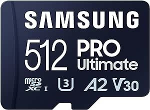 512GB PRO Ultimate SD，Up to 200 MB/s