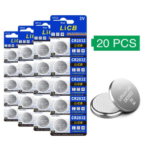 史低价：LiCB CR2032 纽扣电池20粒装 耐用持久 小身材多用途