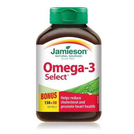 Omega-3 Select 1000 mg软胶囊, 150+50粒