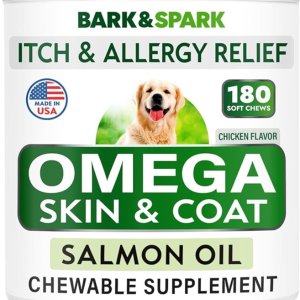 BARK&SPARK Omega 3鱼油 防止脱毛、护肤皮肤过敏&止痒