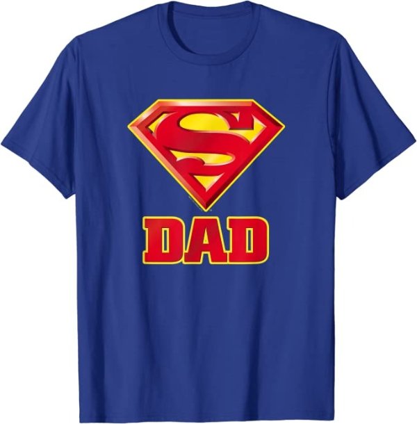 Superman Dad 印花T恤