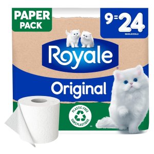 补货：Royale 加厚卫生纸 9大卷 相当于24卷 环保新包装