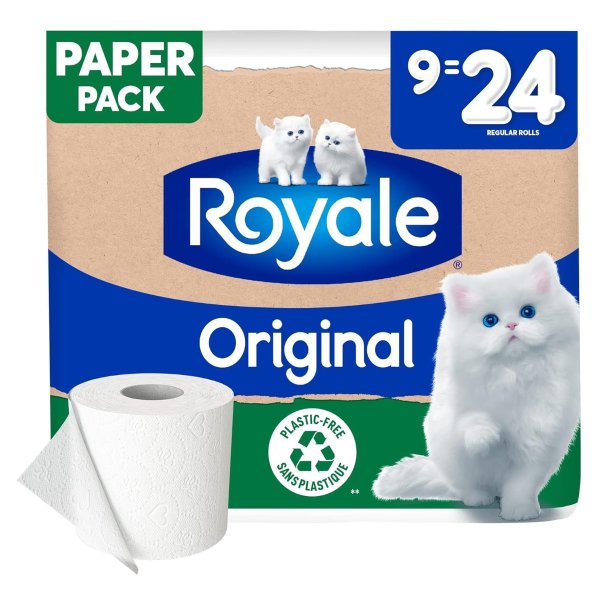 Royale 加厚卫生纸 9大卷 相当于24卷