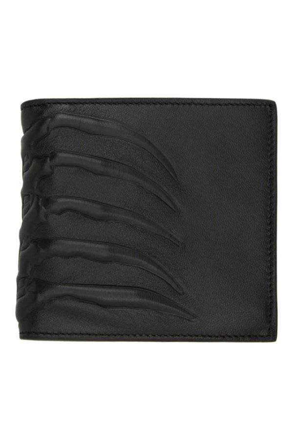 Black Leather Rib钱包