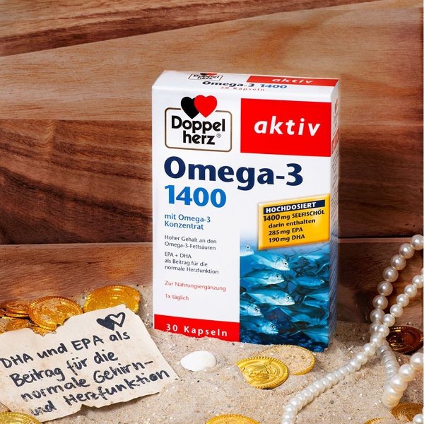 Omega-3 鱼油 1400毫克版本