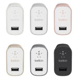 Belkin 金属 USB 充电插头 5V 2.4A  可配转接头全球通用