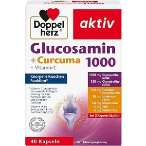 DoppelherzGlucosamin 1000 + Curcuma骨关节润滑