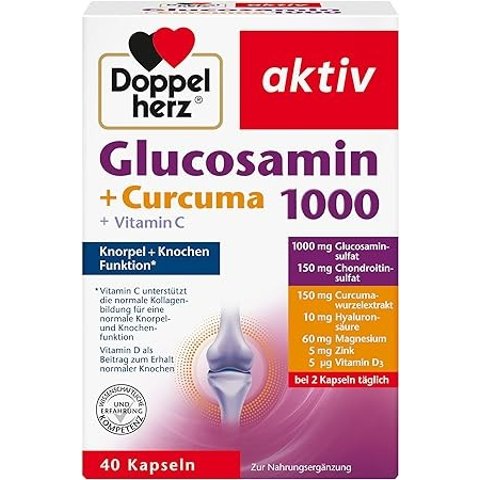 Glucosamin 1000 + Curcuma骨关节润滑