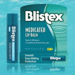 Blistex 小蓝管润唇膏3件装 SPF15 保湿滋润 改善唇部干燥状态