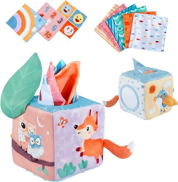  婴儿纸巾盒玩具