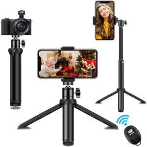 SYOSIN 蓝牙遥控三脚架 支持多种设备 vlog拍摄直播利器