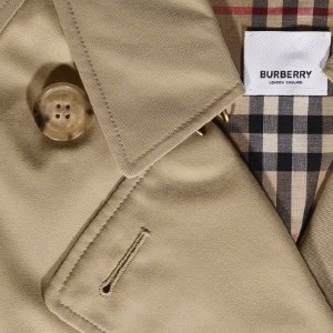 Burberry 惊喜折扣 $175收 logo 短袖 $999收系带风衣