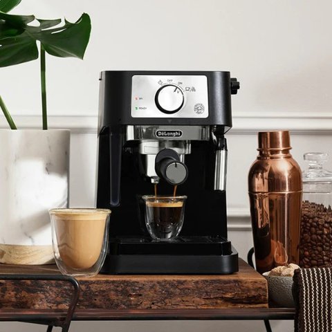 De'Longhi EC260BK 意式浓缩咖啡机 带奶泡器 基础入门款