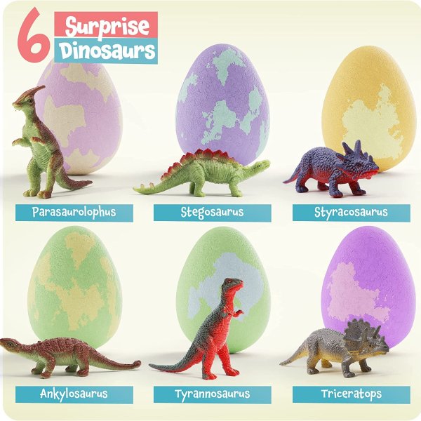 儿童趣味恐龙蛋沐浴球-6个组合装