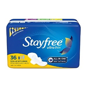 Stayfree超薄正常流量卫生棉 36片
