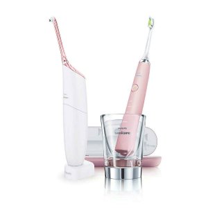 折扣升级：Philips Sonicare 粉色电动牙刷+空气水牙线套装