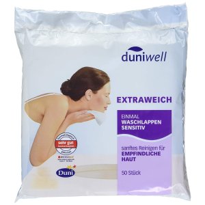 Duniwell 绵柔洗脸巾50片 十足柔软 坚韧不掉屑 敏感肌放心用