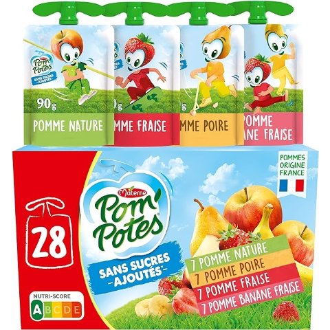POM POTES 混合口味果泥 90g*28包
