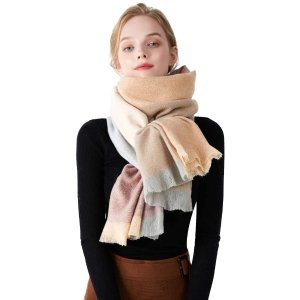 Careseen 格纹围巾 多色可选 像羊绒一样柔软舒适