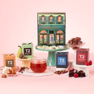 T2 养颜茶品特卖 国民好茶 送礼首选 精美印花茶具$36