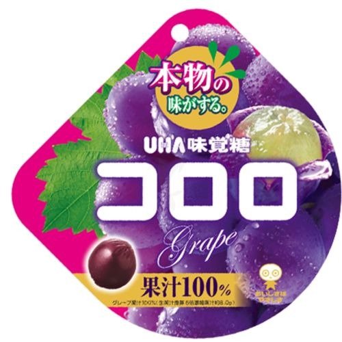 日本UHA悠哈味觉糖果汁软糖 葡萄口味48g