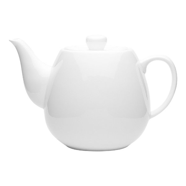1L经典白色茶壶
