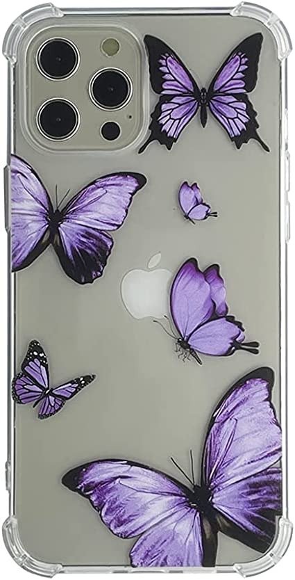 紫色蝴蝶手机壳