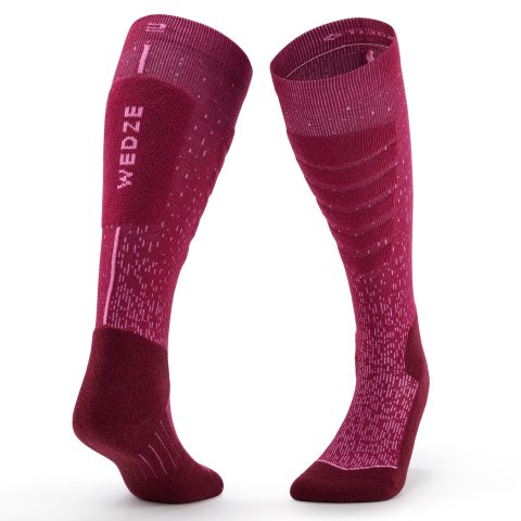 含25%羊毛滑雪袜