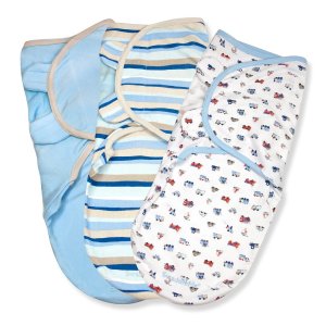 Summer Infant  SwaddleMe 全棉婴儿安全包巾三个装