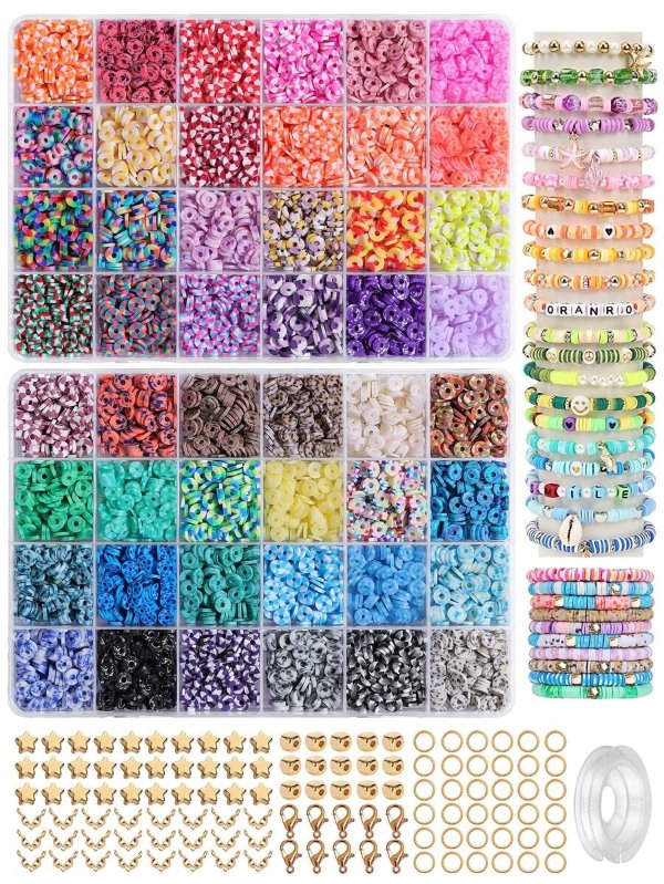 彩色粘土珠 4800粒