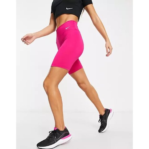 7 inch legging shorts in dark pink