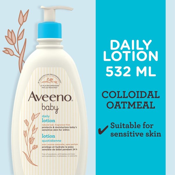 Aveeno 儿童燕麦提取润肤露 532ml 