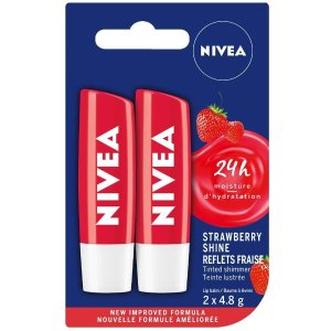 Nivea草莓味护唇膏2支装