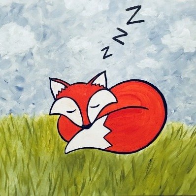 睡觉的狐狸