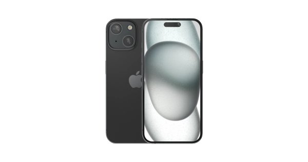 iPhone 15 (128GB, Black) - Dual Nano-SIM