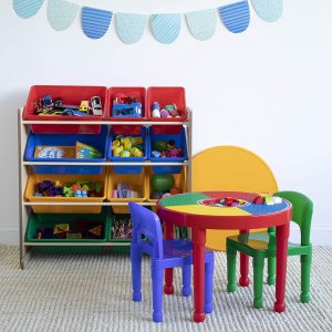 Tot Tutors 2合1 儿童桌椅套装 / 乐高玩具桌