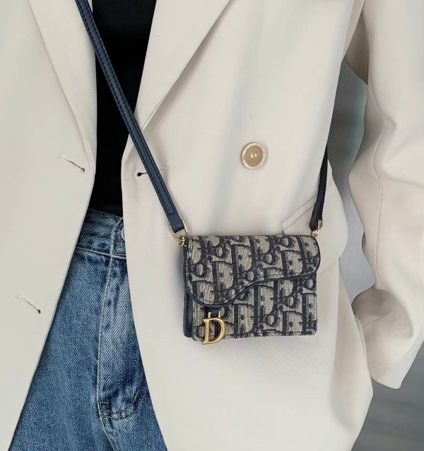Dior Oblique马鞍卡夹