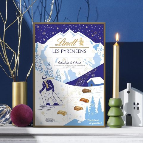 🎅圣诞送礼：Lindt 瑞士莲🍫 圣诞限定版巧克力日历仅€9 8折起冰山巧克力仅€2.45