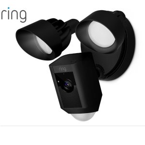 Ring Floodlight 智能监控摄像头 + 照明灯带通话功能