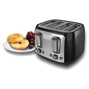 Black+Decker 4片烤面包机 香喷喷 快手营养早餐轻松做