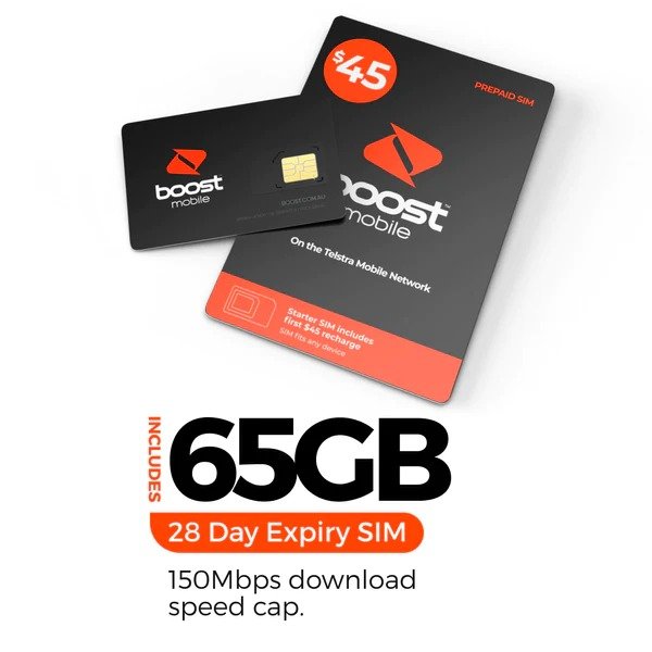 Boost 超值流量月卡65GB