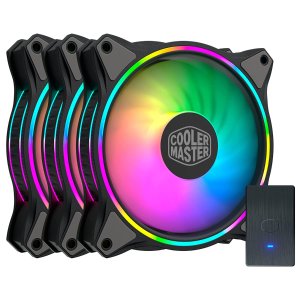 史低价：Cooler Master 双环RGB照明风扇3件装 120mm CPU液体散热器