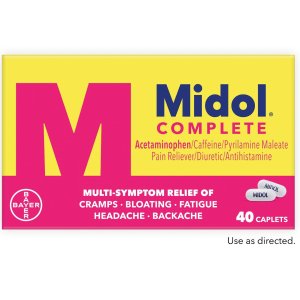 Midol 月经止痛片40片 拜尔痛经药 起效快 无依赖性