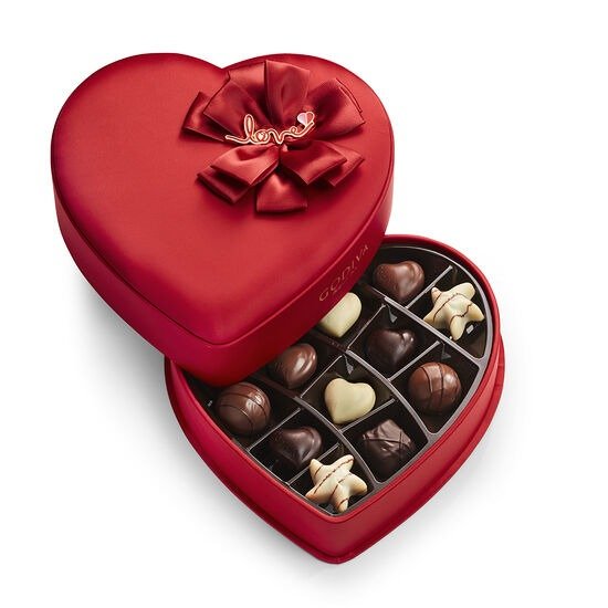 Valentine's Day布心巧克力礼盒，14颗