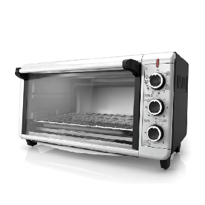 BLACK+DECKER 超宽不锈钢电烤箱 可烤12寸披萨