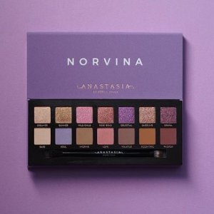折扣升级：Anastasia Norvina 14色眼影盘 超美紫色系