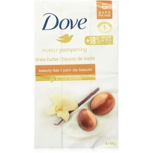 白菜价：Dove 乳木果香草香皂6块装x106g 洗手 沐浴 洗刷子都可