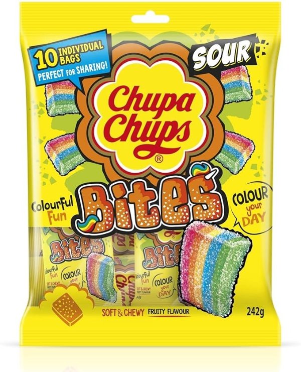 Chupa 彩虹软糖 10 Bags, 242g