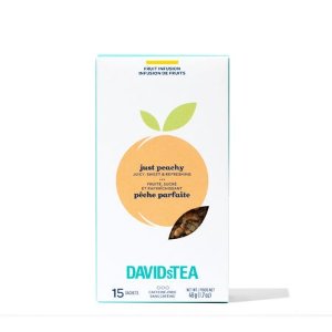 DAVIDsTEA3盒$25/5盒$35桃子茶 15包