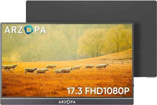 ARZOPA 17.3'' 1080P 便携显示屏